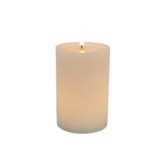 4" x 6" LED Wax Pillar Flickering Candle by Ashland